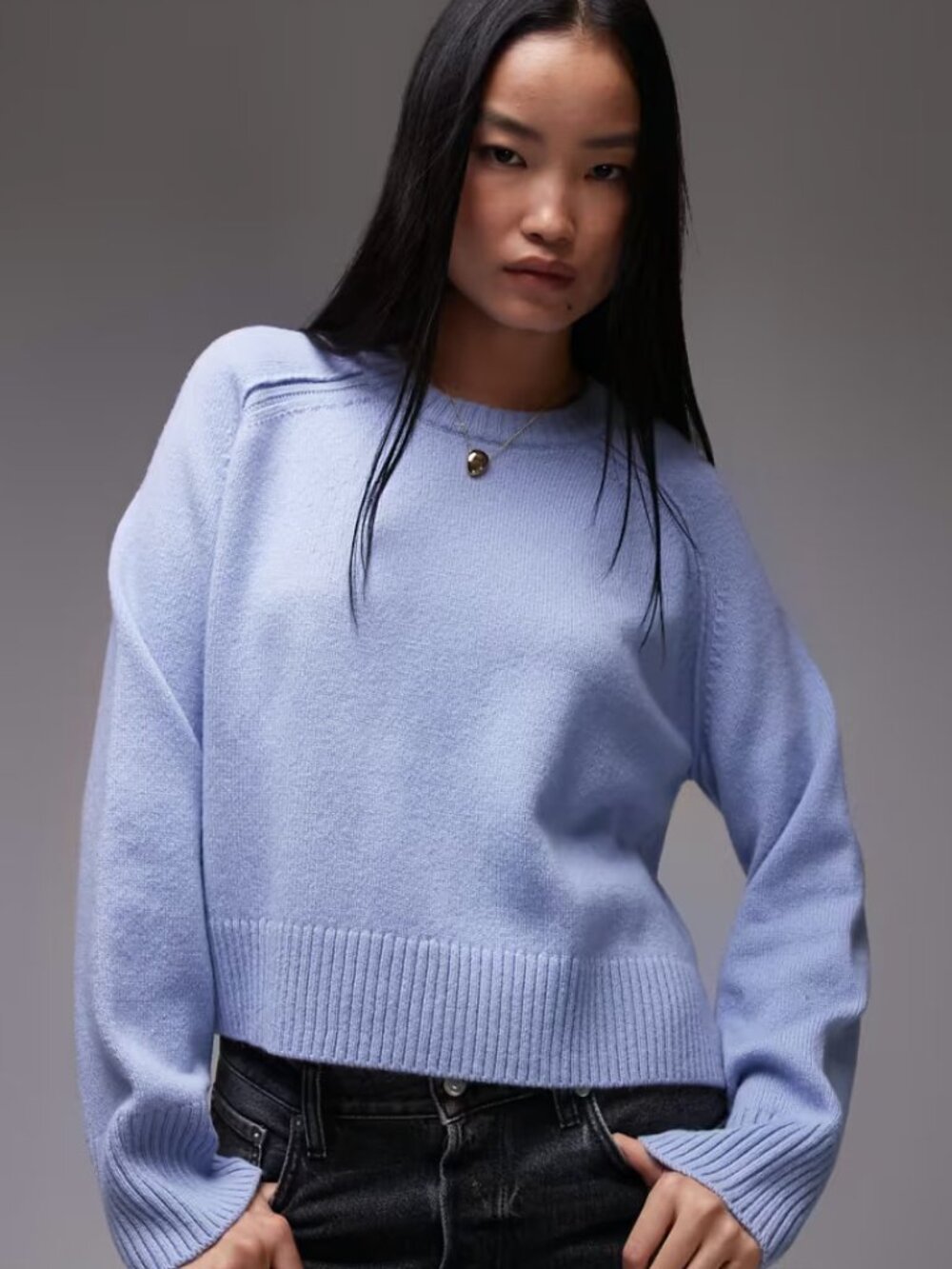 ARKET wool crew neck sweater 100% responsible wool NWT